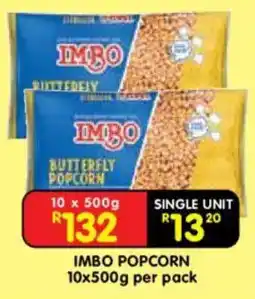 Shoprite Imbo popcorn offer