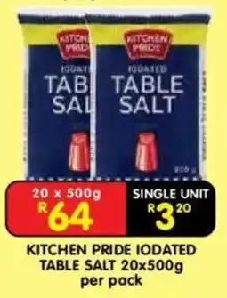 Shoprite Kitchen pride iodated table salt offer