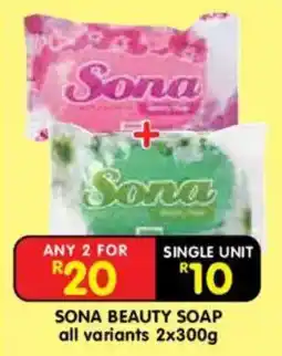 Shoprite Sona beauty soap offer