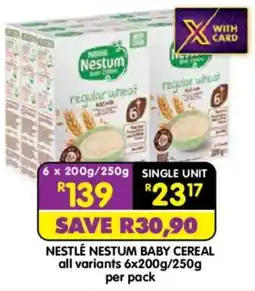 Shoprite Nestlé nestum baby cereal offer