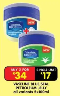 Shoprite Vaseline blue seal petroleum jelly offer