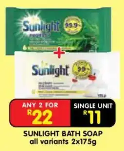 Shoprite Sunlight bath soap offer