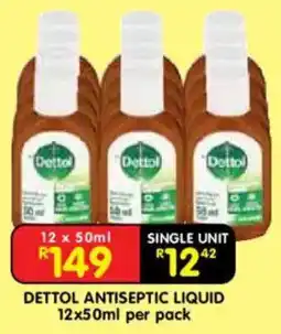 Shoprite Dettol antiseptic liquid offer