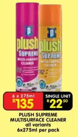 Shoprite Plush supreme multisurface cleaner offer