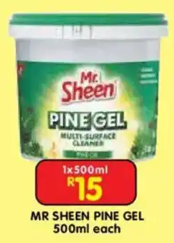 Shoprite Mr sheen pine gel offer
