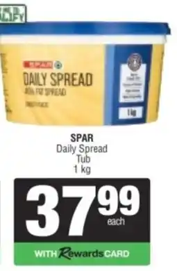 Spar SPAR Daily Spread Tub offer