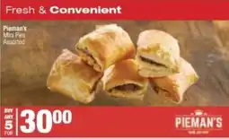 Spar Pieman's Mini Pies Assorted offer