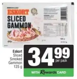 Spar Eskort Sliced Smoked Gammon offer