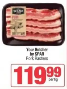 Spar Your Butcher by SPAR Pork Rashers offer