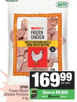 Spar SPAR Frozen Mixed Chicken Portions offer