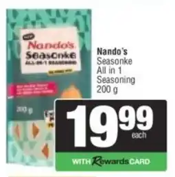 Spar Nando's Seasonke All in 1 Seasoning offer