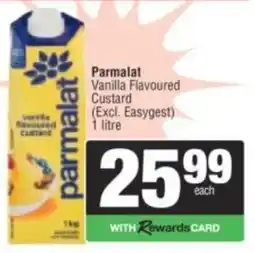 Spar Parmalat Vanilla Flavoured Custard offer