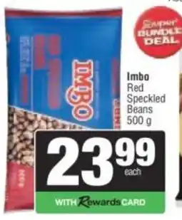 Spar Imbo Red Speckled Beans offer