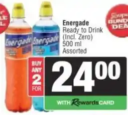 Spar Energade Ready to Drink Assorted offer