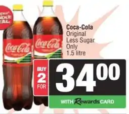 Spar Coca-Cola Original Less Sugar offer