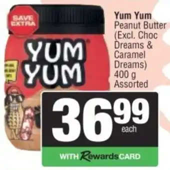 Spar Yum Yum Peanut Butter Assorted offer