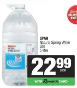 Spar SPAR Natural Spring Water Still offer