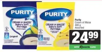 Spar Purity Cream of Maize Assorted offer