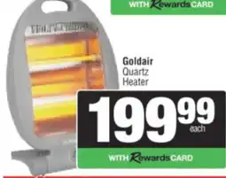 Spar Goldair Quartz Heater offer