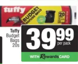 Spar Tuffy Budget Bags offer