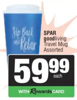 Spar SPAR goodliving Travel Mug Assorted offer