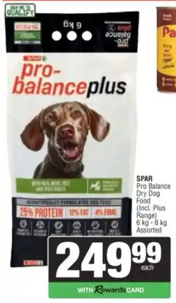 Spar SPAR Pro Balance Dry Dog Food Assorted offer