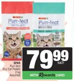 Spar SPAR Purr-fect Dry Cat Pellets Assorted offer