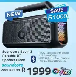 Computer Mania Soundcore Boom 2 Portable BT Speaker Black offer