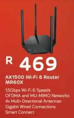 Computer Mania Mercusys AX1500 Wi-Fi 6 Router offer