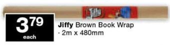 Checkers Jiffy Brown Book Wrap 2m x 480mm offer