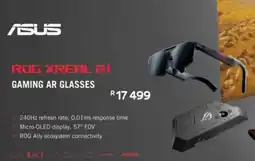 Computer Mania Asus Gaming AR Glasses offer