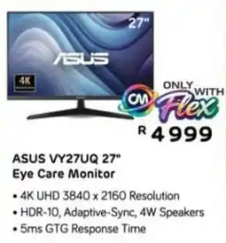 Computer Mania Asus VY27UQ 27" Eye Care Monitor offer