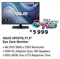 Computer Mania Asus VP327Q 31.5" Eye Care Monitor offer