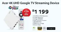 Computer Mania Acer 4K UHD Google TV Streaming Device offer