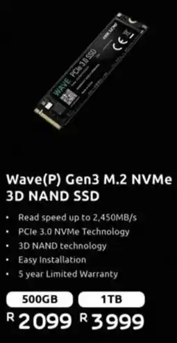 Computer Mania Hiksemi Wave P Gen3 M.2 NVMe 3D NAND SSD offer