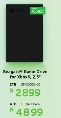 Computer Mania Seagate 2.5" Game Drive for Xbox offer