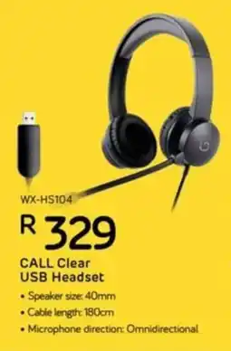 Computer Mania Winx Call Clear USB Headset offer