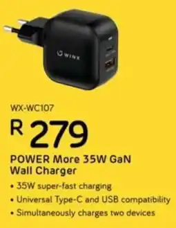 Computer Mania Winx Power More 35W GaN Wall Charger offer