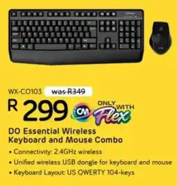 Computer Mania Winx Do Essential Wireless Keyboard and Mouse Combo offer