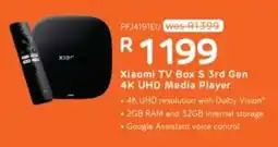 Computer Mania Xiaomi TV Box S 3rd Gen 4K UHD Media Player offer