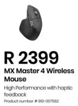 Computer Mania Logitech MX Master 4 Wireless Mouse offer