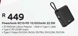 Computer Mania Red-E Powerbank RC10-PD 10,000mAh 22.5W offer