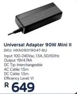 Computer Mania Huntkey Universal Adapter 90W Mini II offer