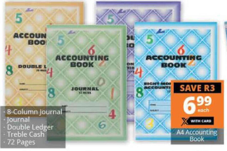 8Column Journal 72 Pages offer at Checkers