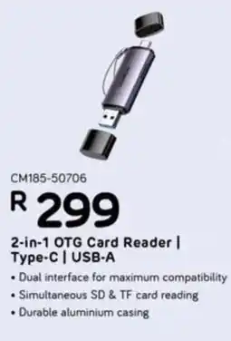 Computer Mania UGreen 2-in-1 OTG Card Reader/ Type-C/ USB-A offer