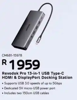 Computer Mania UGreen Revodok Pro 13-in-1 USB Type-C HDMI & DisplayPort Docking Station offer