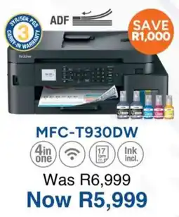 Computer Mania Brother MFC-T930DW Printer offer