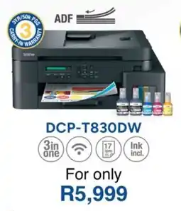 Computer Mania Brother DCP-T830DW Printer offer