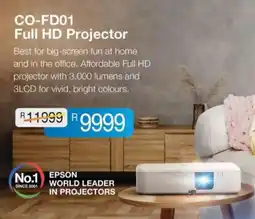 Computer Mania Epson CO-FD01 Full HD Projector offer