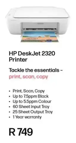 Computer Mania HP DeskJet 2320 Printer offer